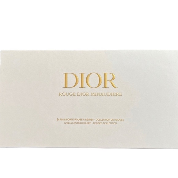 Christian Dior gold clutch w Chain 2021 set w/ lipsticks - Picture 4 of 6